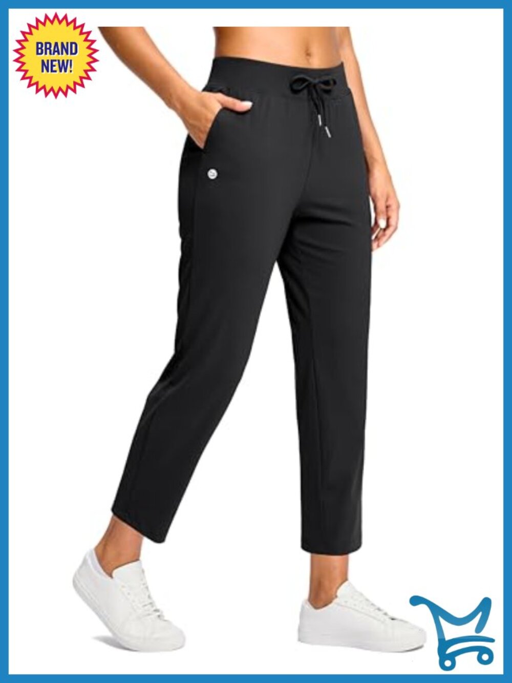 Petite Ankle Pants with 2 Deep Pockets